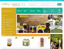 Tablet Screenshot of landofgreece.com